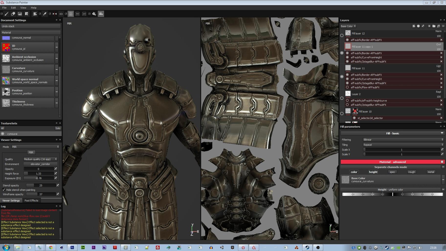 substance painter cracked